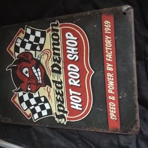 Speed Demon sign